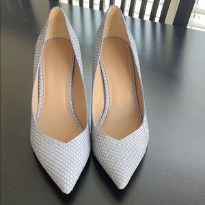 Banana Republic Textured Gray Heels